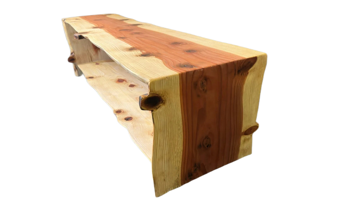 Mountain Dog Millworks: Redwood Waterfall Coffee Table